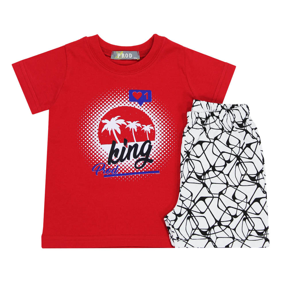 Σετ βρεφικό αγόρι 6735005/730 Κόκκινο