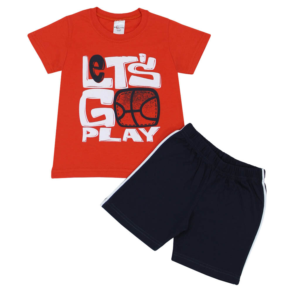 Σετ παιδικό αγόρι 13621/440 Πορτικαλί