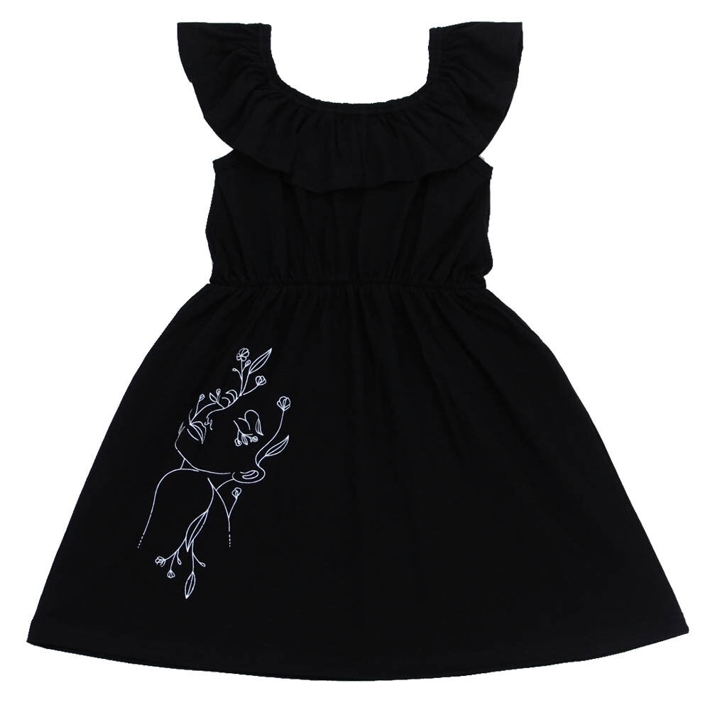 Φόρεμα εφηβικό κορίτσι 64076/620 Μαύρο