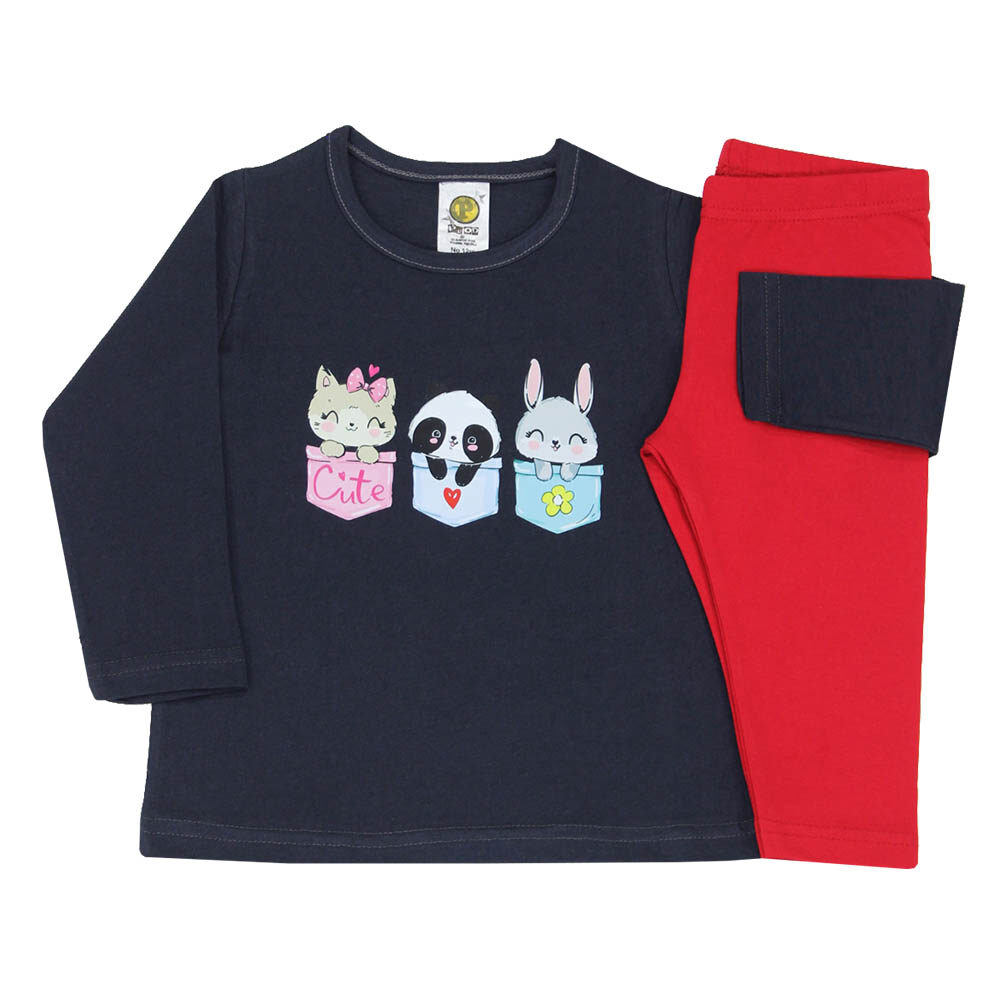 Σετ βρεφικό κορίτσι 6730120/695 Ποντικί