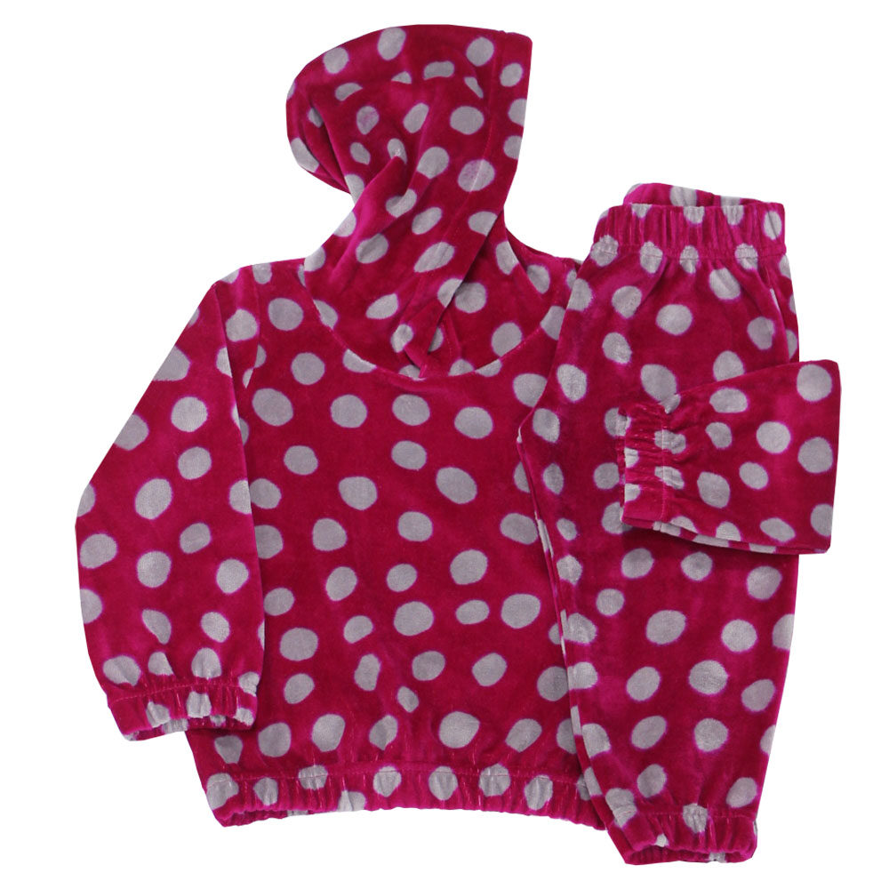 Σετ βρεφικό με κουκούλα 93007/690 Βιολέ