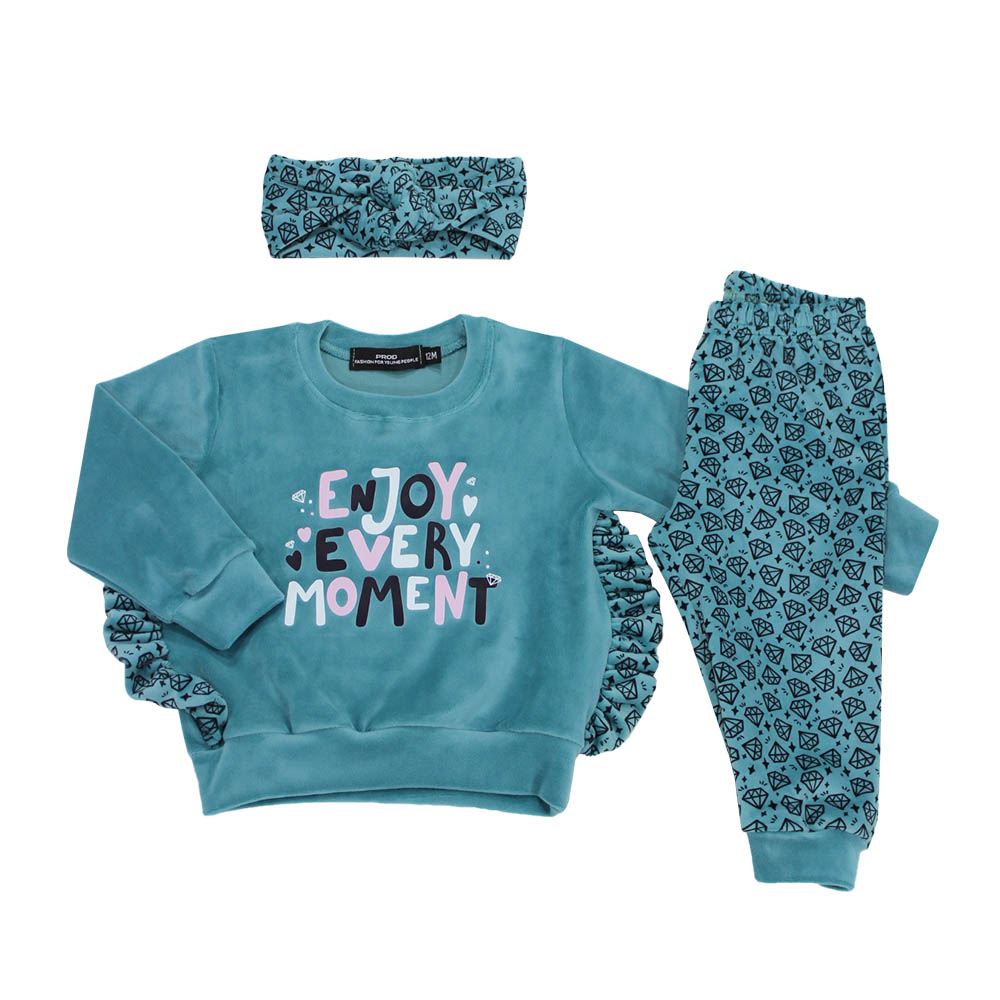 Σετ βρεφικό κορίτσι 6730152/995 Πετρόλ