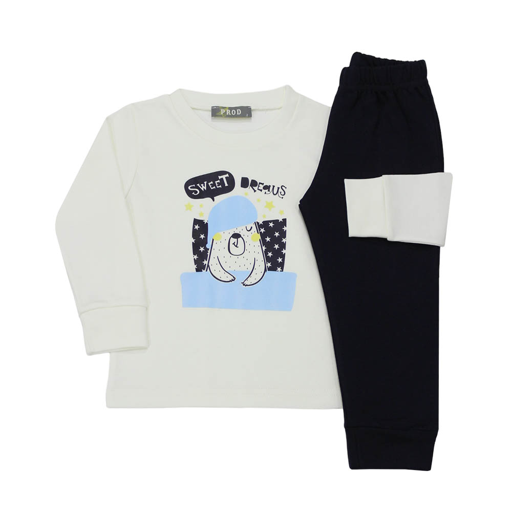 Πιτζάμα παιδική αγόρι 6575154/760 Εκρού