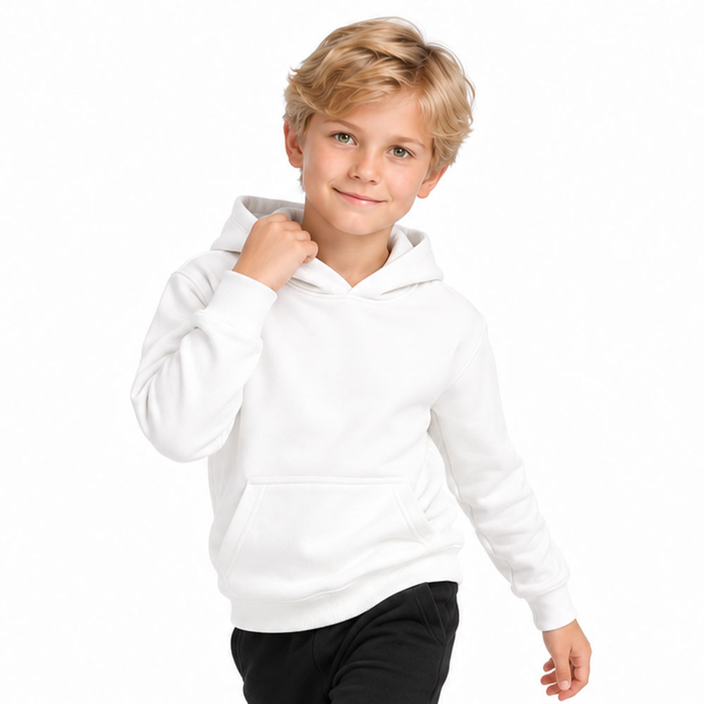 Hoodie εφηβικό unisex 6615040/740 Άσπρο Hoodie εφηβικό unisex 6615040/740 Άσπρο