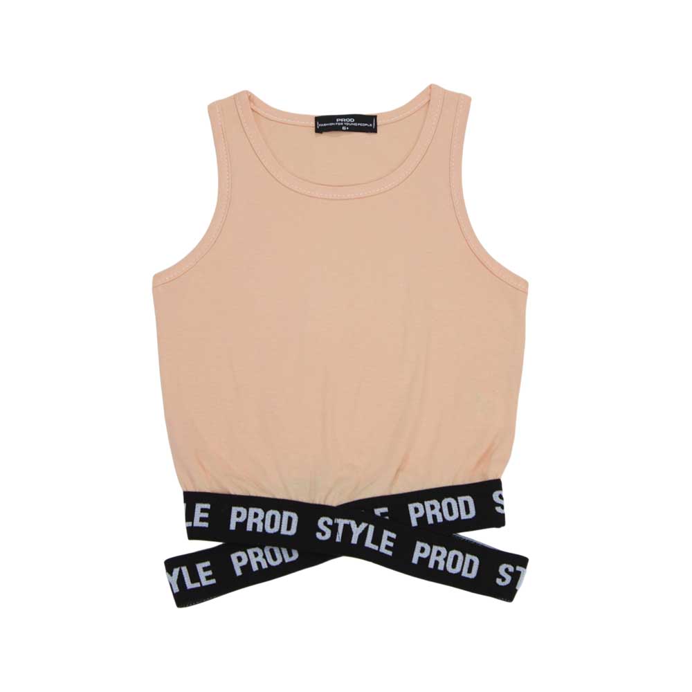 Αμάνικη μπλούζα εφηβική κορίτσι 6610177/450 Ροδάκινο