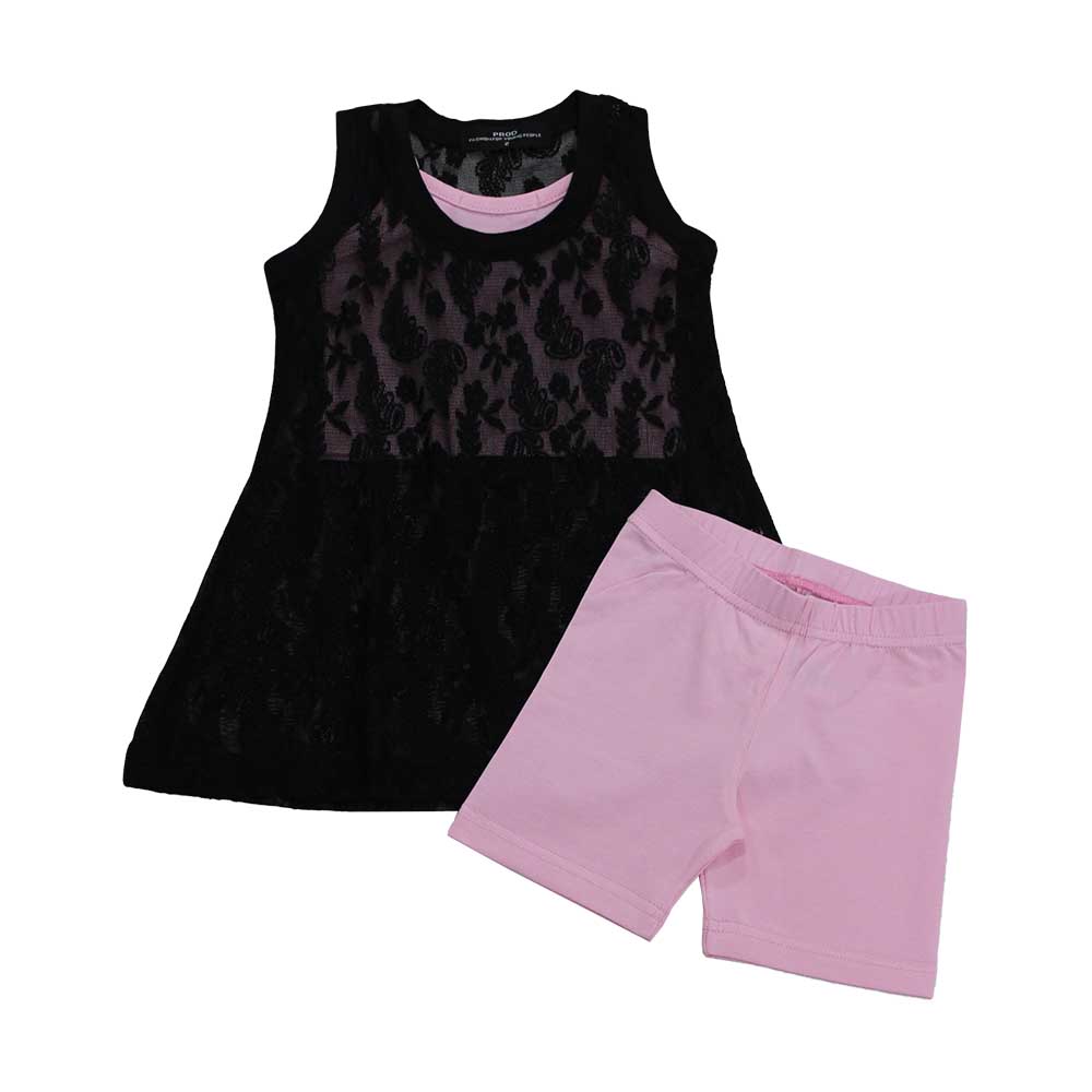 Σετ παιδικό κορίτσι 3ων τεμαχίων 6530243/930 Μαύρο