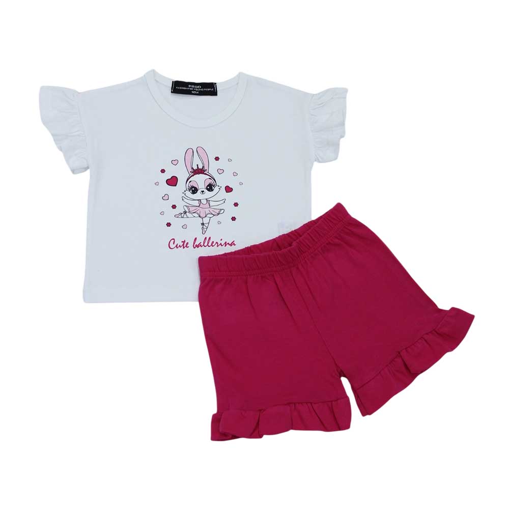 Σετ βρεφικό κορίτσι 6730200/630 Άσπρο