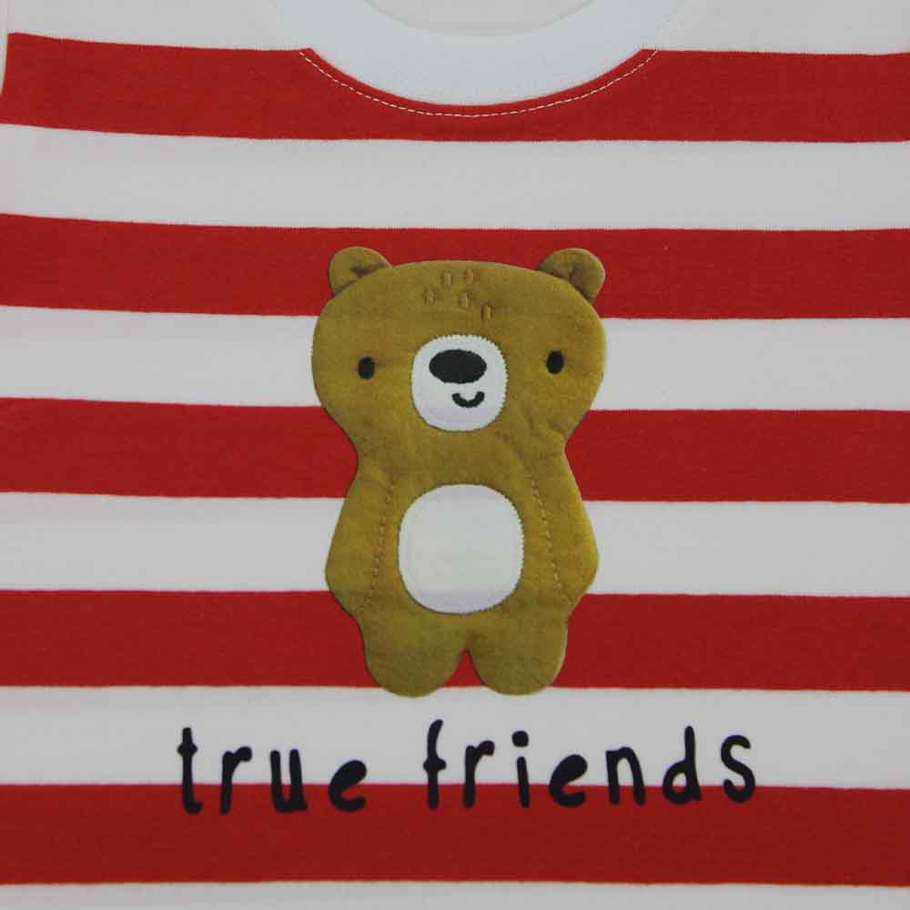 Σετ βρεφικό αγόρι 6735197/765 Ριγέ Κόκκινο