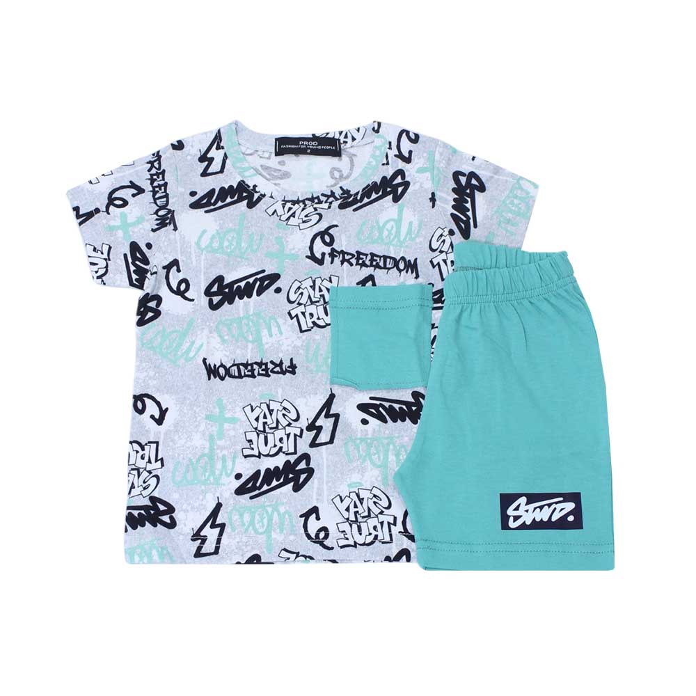 Σετ παιδικό αγόρι 6535210/830 Allover Emerald