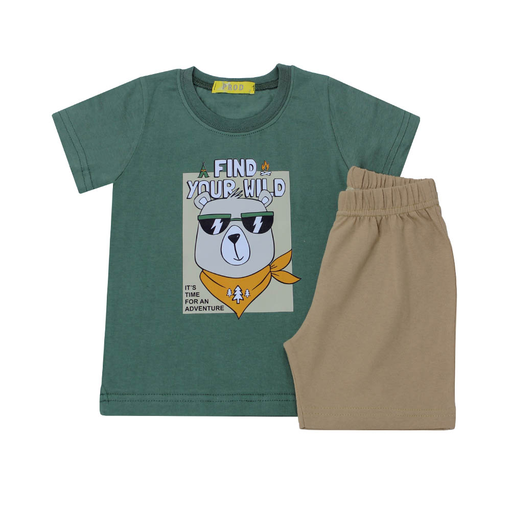 Πιτζάμα παιδική αγόρι 6575163/640 Χακί