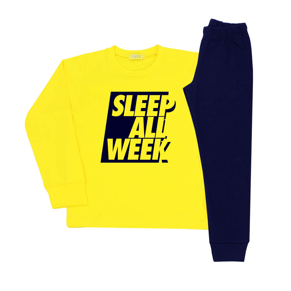 Πιτζάμα εφηβική αγόρι 6675170/995 Κίτρινο