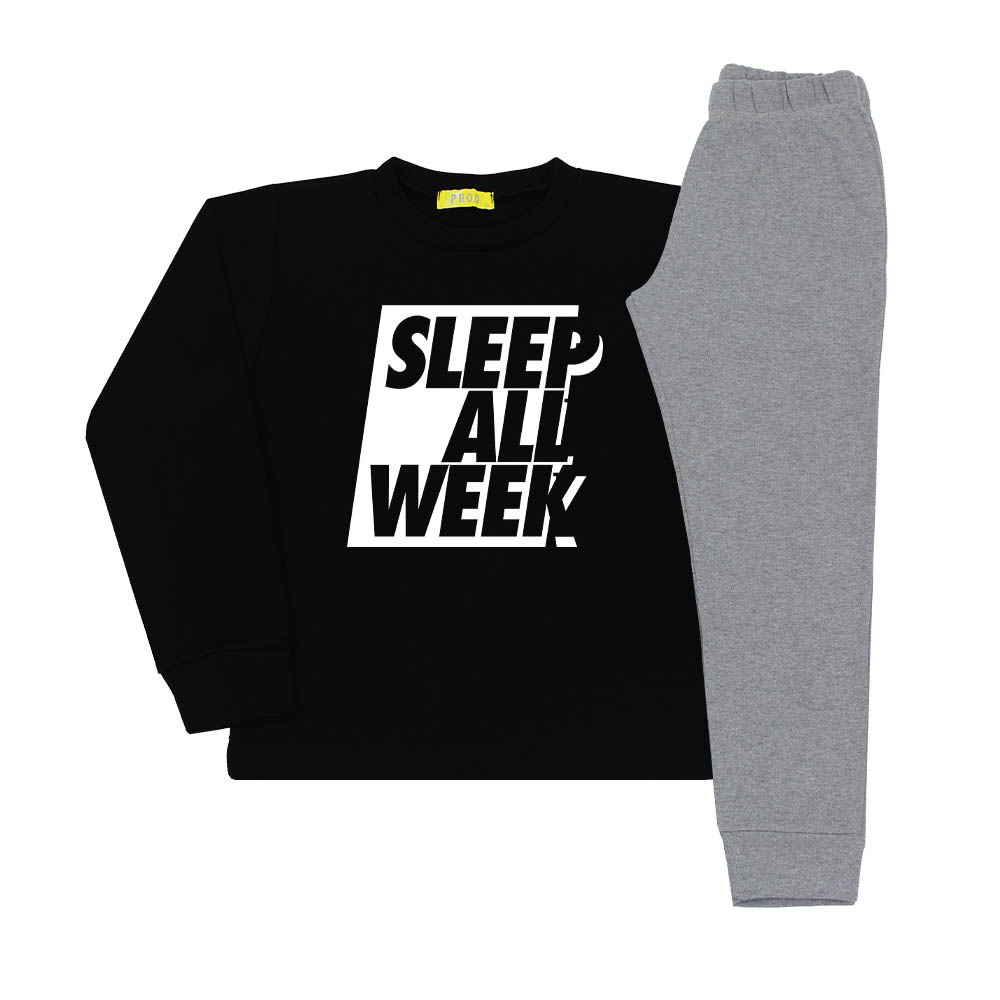 Πιτζάμα εφηβική αγόρι 6675170/995 Μαύρο