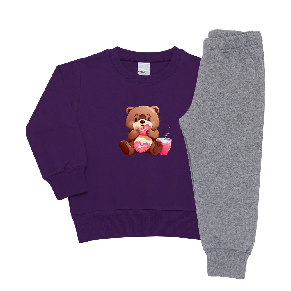 Σετ παιδικό κορίτσι 1530266/650 Μελιτζανί