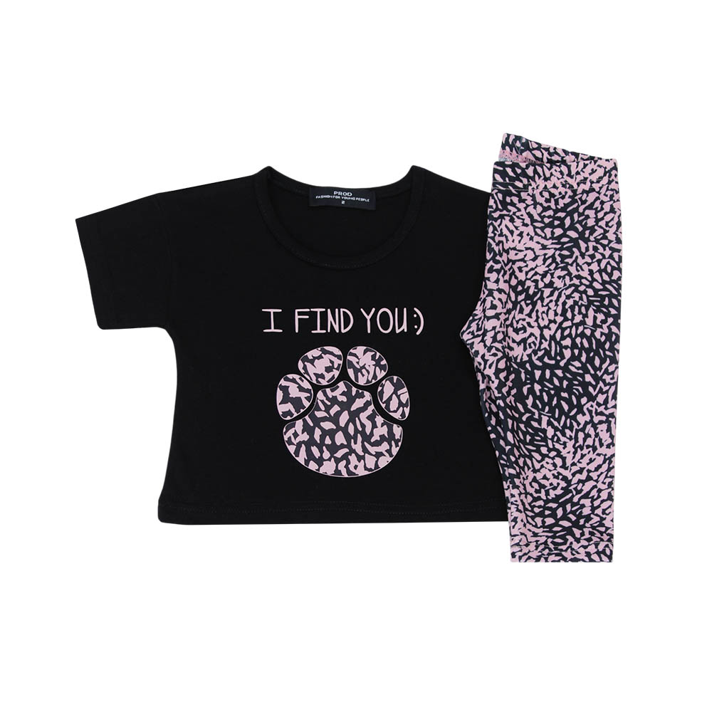 Σετ παιδικό κορίτσι 6530309/830 Μαύρο