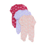 Πακέτο βρεφικό κορίτσι 3ων τεμαχίων 6740184/420 Φουξ-Μωβ-Ροζ